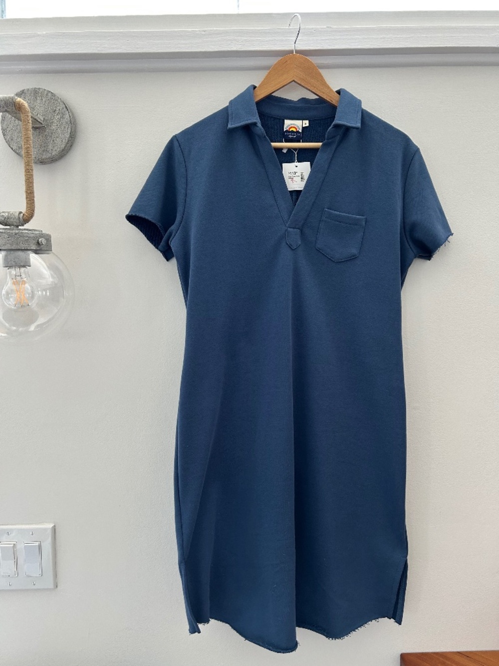 Always Smooth Sailing Boat House Polo Dress  Size S
